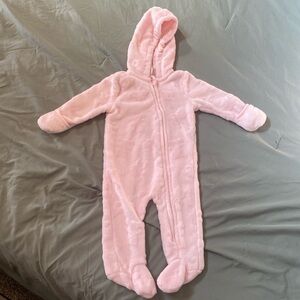 Fuzzy Pink Onesie